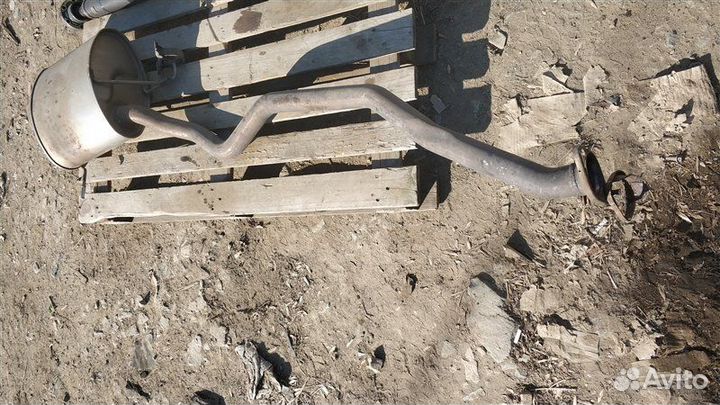 Бочка глушителя левая Bmw X5 E53 M54B30 2005