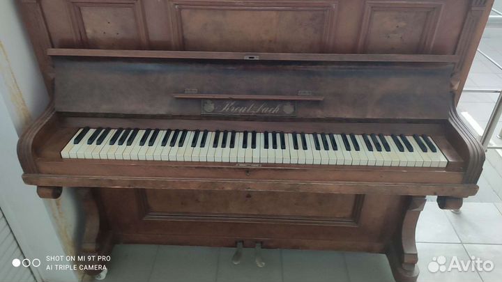 Антикварное пианино Kreutzbach Немецкое продам