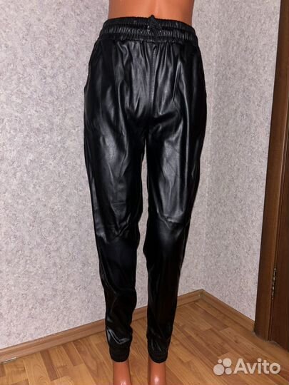 Брюки кожаные