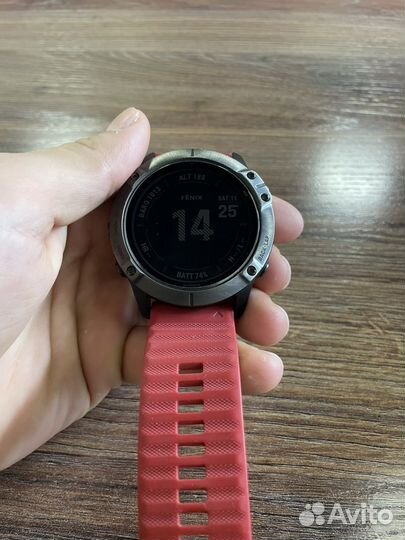 Часы garmin fenix 6x pro solar titanium