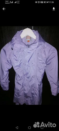 Плащ утеплённый