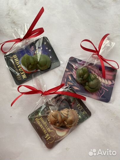 Мыло ручной работы презент на новый год дракон