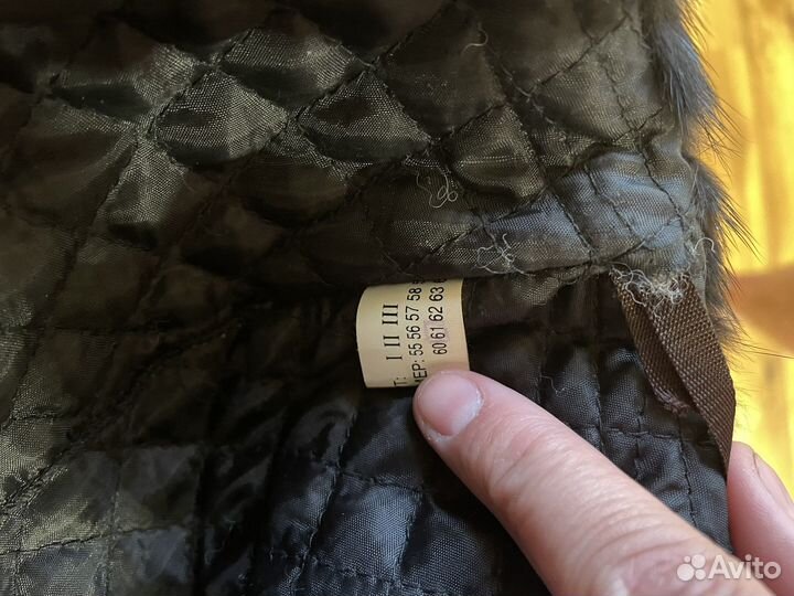 Норковая шапка мужская