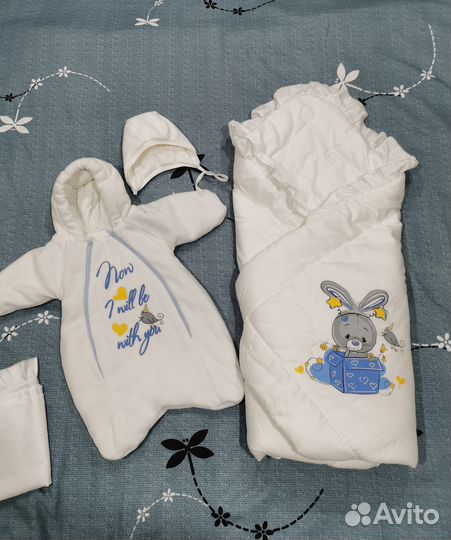 Конверт (комплект) на выписку для мальчика