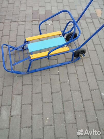 Детские санки с колесами