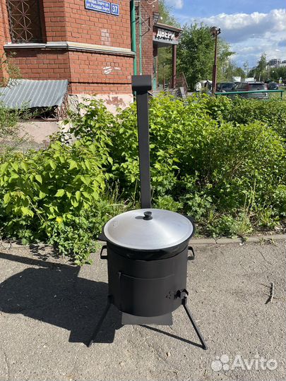 Комплект с дымоходом на 16 литров+ шумовка