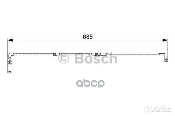 Датчик износа торм. колод 1987473003 Bosch