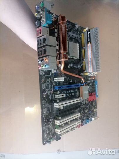 Мат.платаAMD asus M2N-SLI deluxe+athlone64 X2 5600
