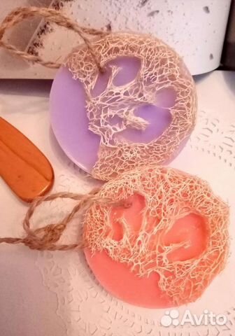 Мыло ручной работы массажное