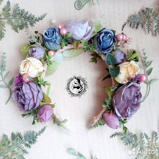 Венок на голову из цветов