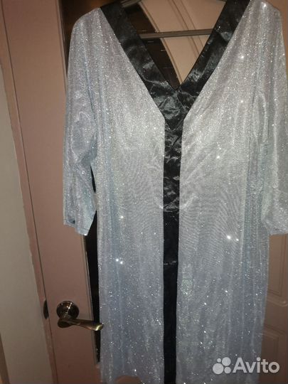 Платье с люрексом