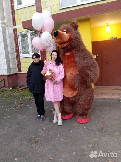 Белый мишка поздравление, панда, зайка, лисёнок