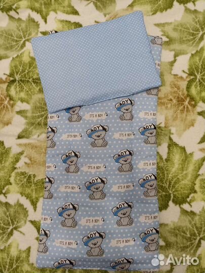 Комплект в коляску матрас и подушка