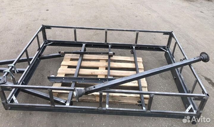 Рама с каркасом бортов с ЭПТС для легкого прицепа