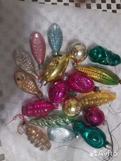 Елочные игрушки СССР