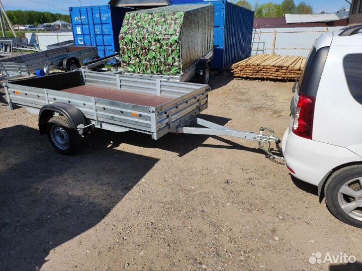 Прицеп легковой.Грузоподъёмность: 507 кг.Арива