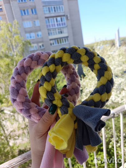 Флисовые игрушки для собак