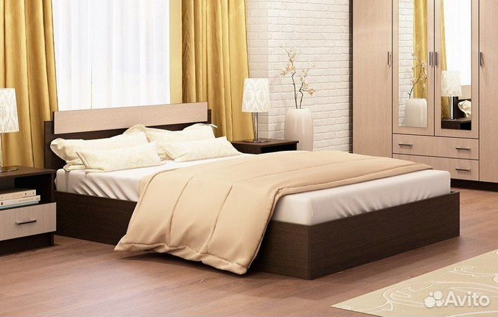 Кровать София комби двуспальная с матрасом