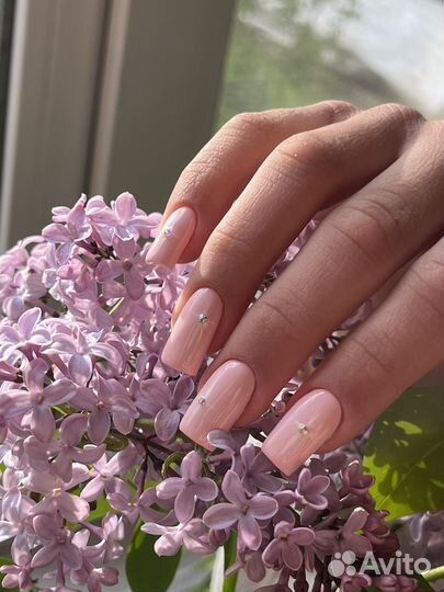 Маникюр с покрытием, наращивание, выезд