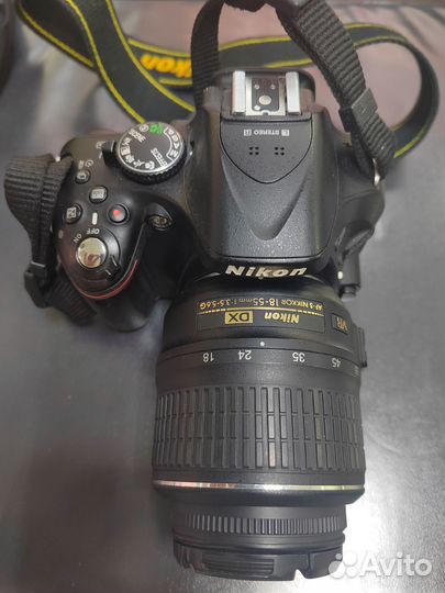 Зеркальный фотоаппарат nikon d5200 + 18-55мм