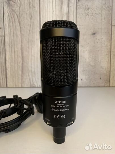Audio technica at2035/AT 2035 микрофон студийный
