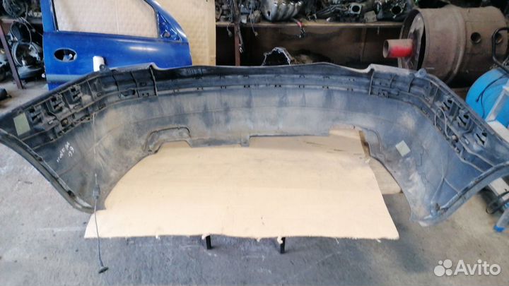 Бампер задний седан с хромом Ф. Пассат В5+