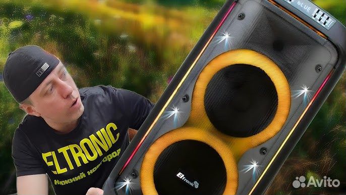 Колонка мощная блютуз Eltronic 30-38 crazy BOX 2x8