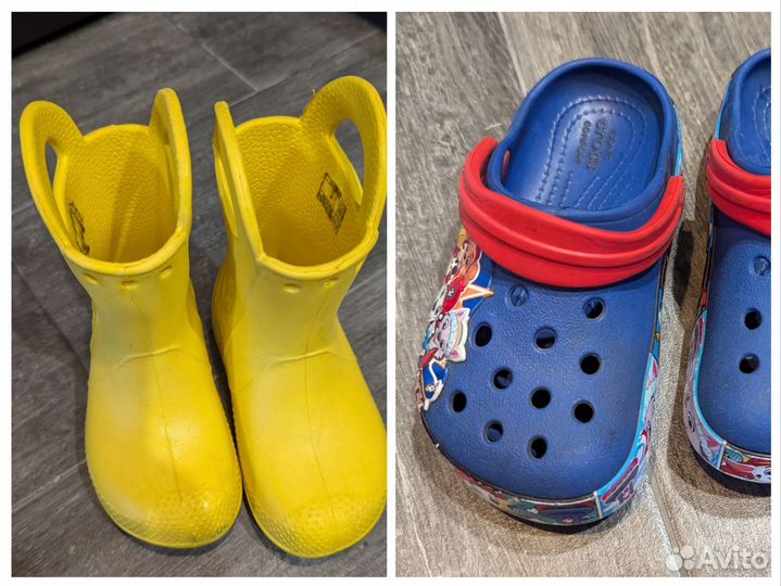 Сабо и сапоги Crocs C8 щенячий патруль