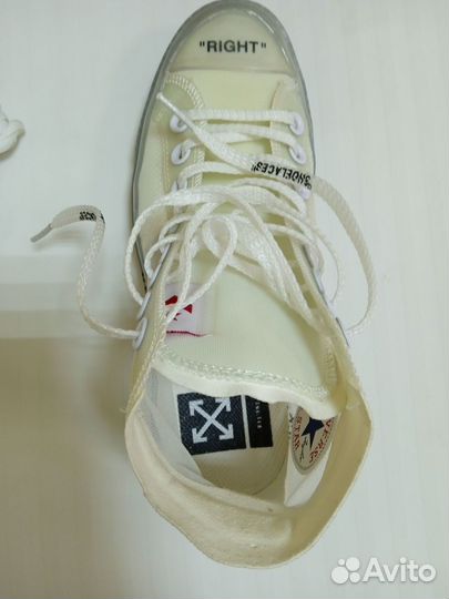 Кеды converse прозрачные женские 38 р-р