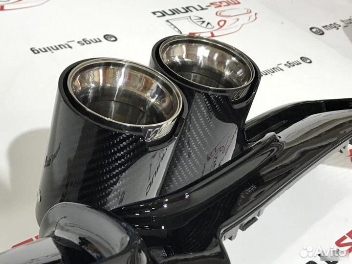 Диффузор BMW 4 F32 Глянцевый 2x0 + 