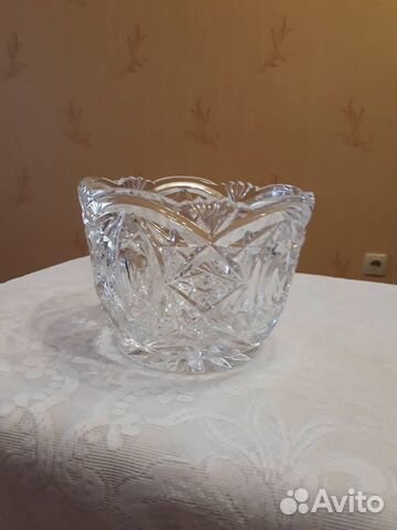 Хрустальная ваза времён СССР