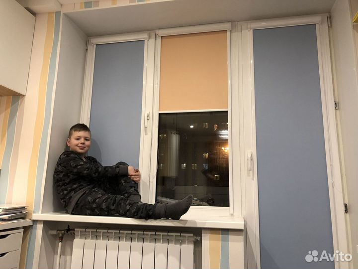 Рулонные шторы зебра