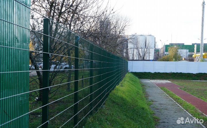 Забор металлический качественно под ключ