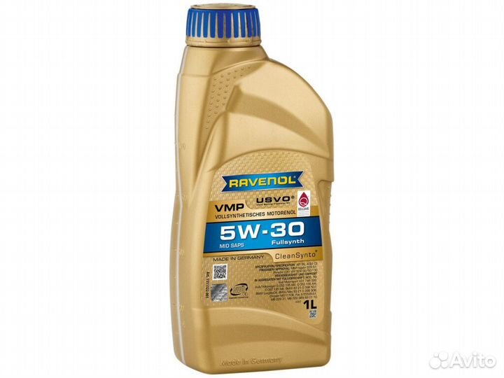 Моторное масло Ravenol VMP 5W-30 синтетическое 1 л