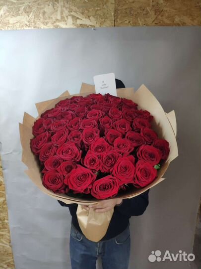 Роза 51шт