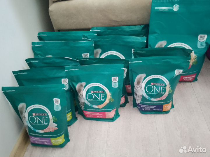 Purina one сухой корм для кошек