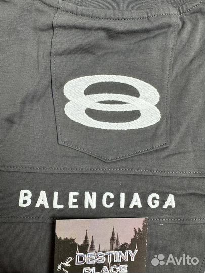 Футболка balenciaga unity icon B shrunk