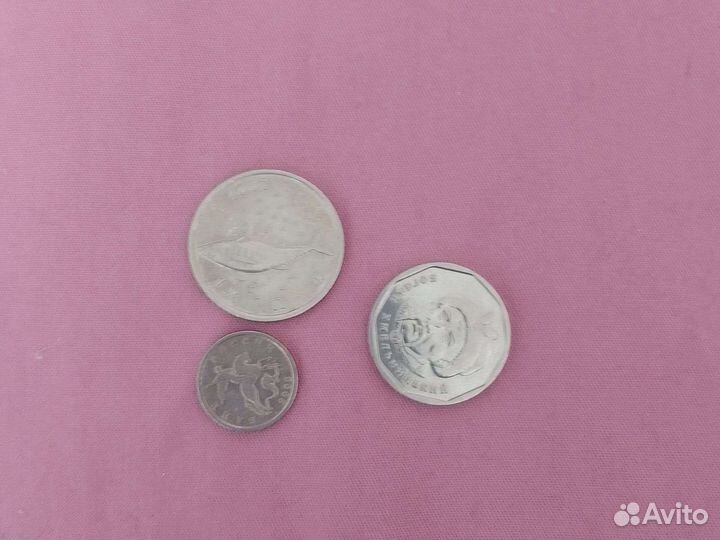 Монеты разные