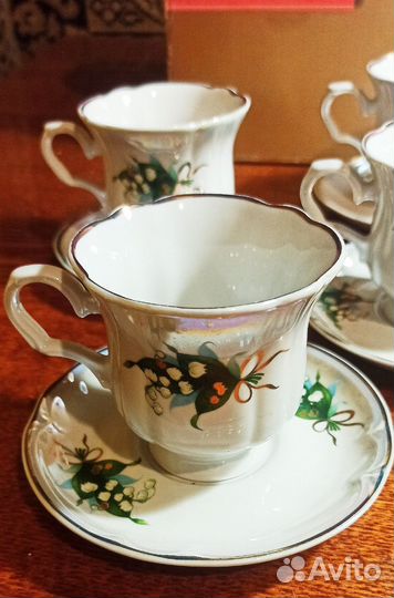 Музейный экспонат сервиз,ландыш, СССР