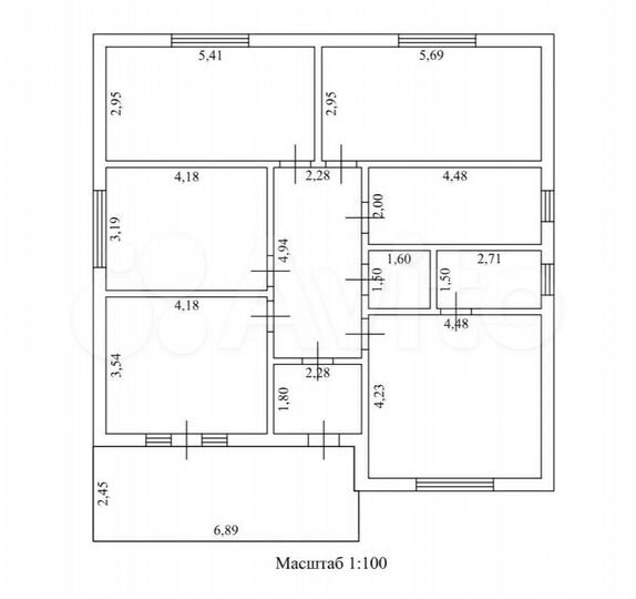 Дом 135 м² на участке 13,1 сот.