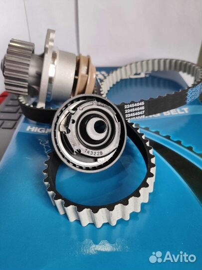 Усиленный комплект грм гранта 8кл с Турбо помпой