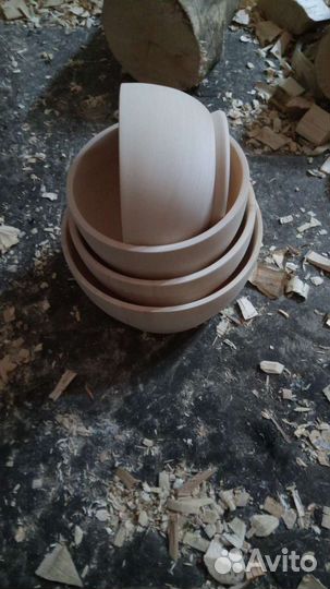 Супница,пиала из дерева