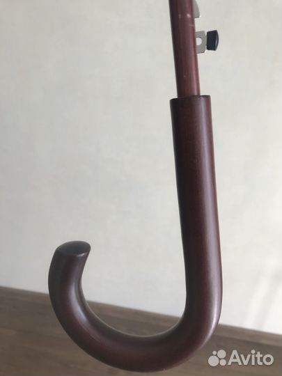 Зонт-трость голубой