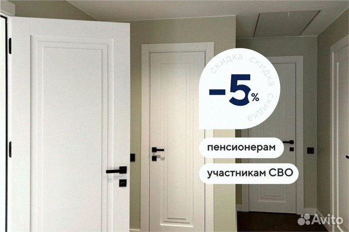 Двери межкомнатные глухие