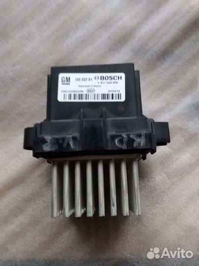 Chevrolet Cruze резистор отопителя