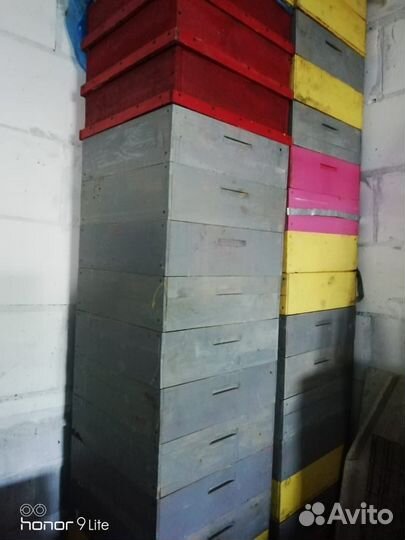 Улья двухьярусные 20 шт с пчелами и 2 прицепа