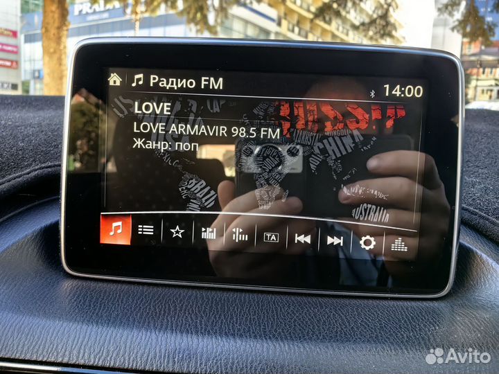 Дисплей головного устройства мазда 3 Bm 2015