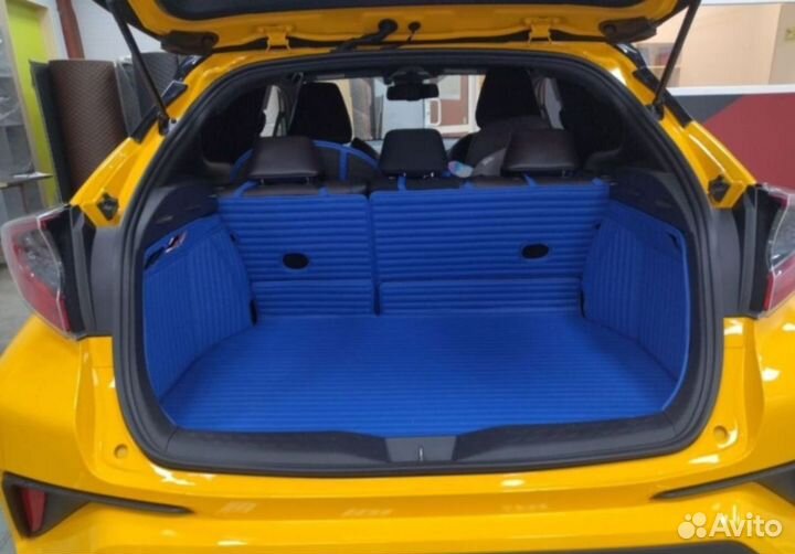 Автоковрики люкс в багажник Volvo XC 40 - 90