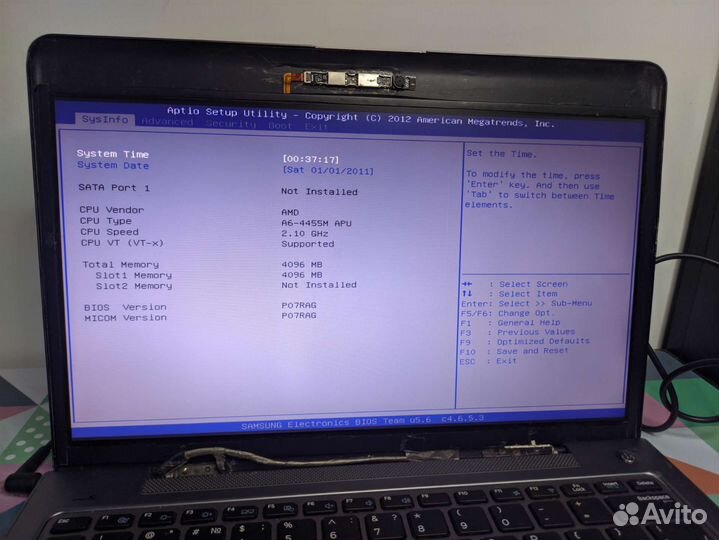 Samsung np535u3c Разбор /мат.плата/зарядное/кулер