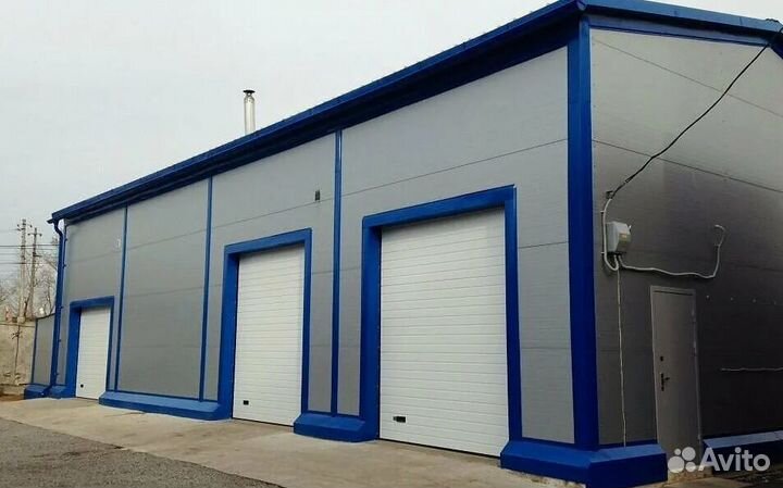 Здание для автосервиса (сто) из сэндвич-панелей